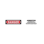 Barricade Tape, Danger Asbestos, Contractor Grade