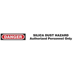 Barricade Tape, Danger Silica Dust Hazard, Contractor Grade