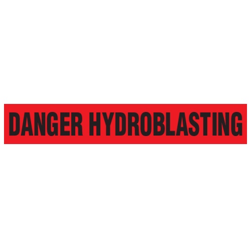 Barricade Tape Danger Hydroblasting Contractor Grade