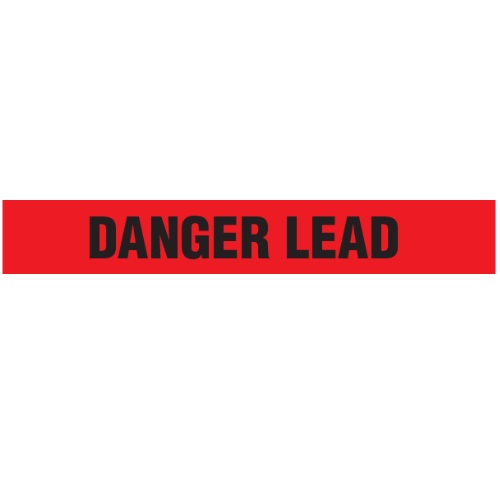 Barricade Tape Danger Lead Contractor Grade