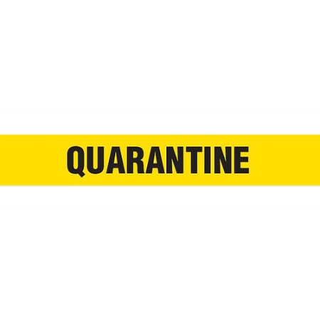 Barricade Tape, Quarantine, Heavy Duty