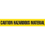 Barricade Tape, Caution Hazardous Material, Heavy Duty