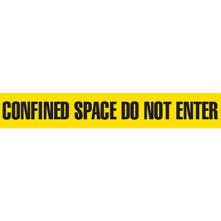 Barricade Tape, Confined Space Do Not Enter, Heavy Duty