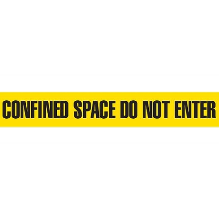 Barricade Tape, Confined Space Do Not Enter, Contractor Grade