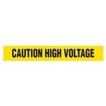 Barricade Tape, Caution High Voltage, Value Grade