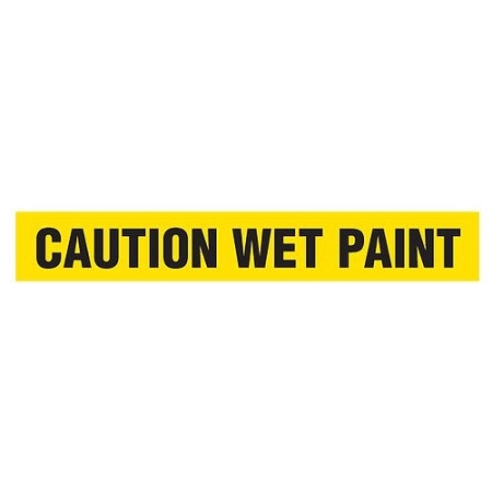 Barricade Tape, Caution Wet Paint, Contractor Grade