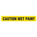 Barricade Tape, Caution Wet Paint, Value Grade