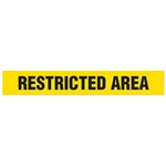 Barricade Tape, Restricted Area, Contractor Grade