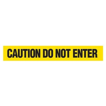 Barricade Tape, Caution Do Not Enter, Contractor Grade
