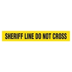 Barricade Tape, Sheriff Line Do Not Cross, Contractor Grade