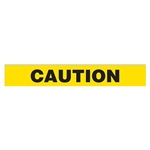 Barricade Tape, Caution, Value Grade