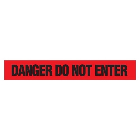 Barricade Tape, Danger Do Not Enter, Value Grade