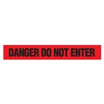 Barricade Tape, Danger Do Not Enter, Value Grade