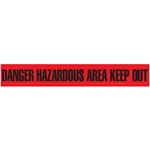 Barricade Tape, Danger Hazardous Area Keep Out, Heavy Duty