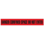 Barricade Tape, Danger Confined Space Do Not Enter, Contractor Grade