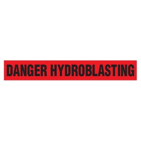 Barricade Tape, Danger Hydroblasting, Value Grade