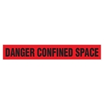 Barricade Tape, Danger Confined Space, Value Grade