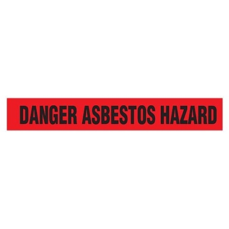 Barricade Tape, Danger Asbestos Hazard, Contractor Grade