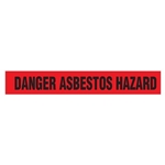 Barricade Tape, Danger Asbestos Hazard, Value Grade