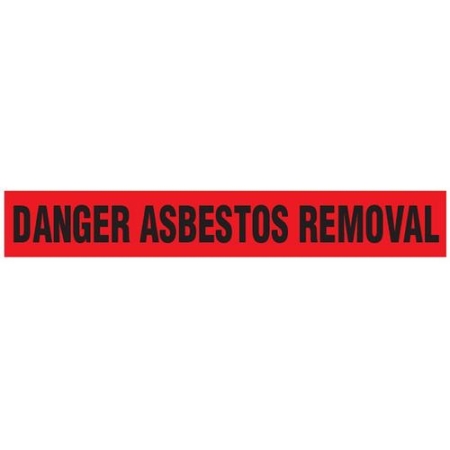 Barricade Tape, Danger Asbestos Removal, Contractor Grade