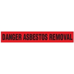 Barricade Tape, Danger Asbestos Removal, Value Grade