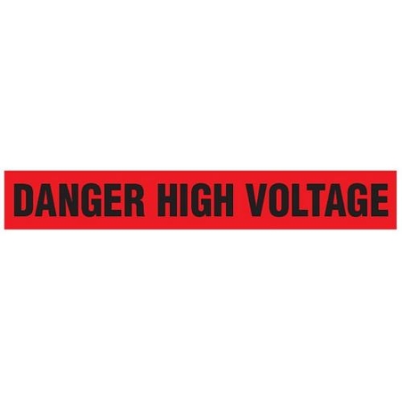 Barricade Tape, Danger High Voltage, Contractor Grade