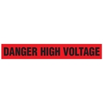 Barricade Tape, Danger High Voltage, Value Grade
