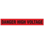 Barricade Tape, Danger High Voltage, Contractor Grade