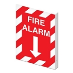 Fire Safety Sign, Projected, Fire Alarm 10