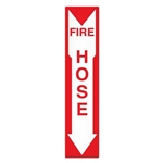 Fire Safety Sign Fire Hose Arrow