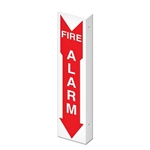 Fire Safety Sign, Projected, Fire Alarm Arrow Down