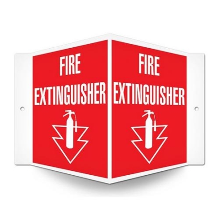 Fire Safety Sign, Projected, Fire Extinguisher
