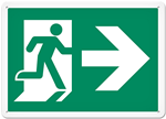 Fire Safety Sign Picto Exit Right