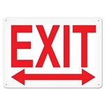 Fire Safety Sign Exit with Left Right Arrow