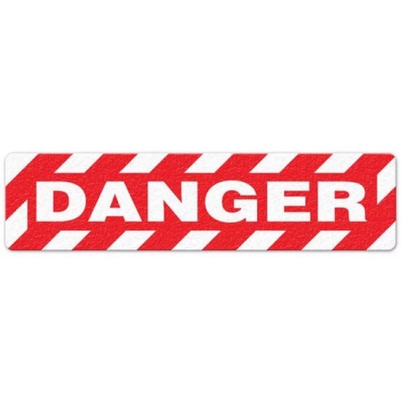 Floor Safety Message Sign Danger 6pk