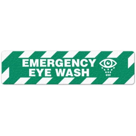 Floor Safety Message Sign Emergency Eye Wash 6pk