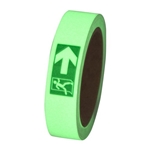 Photoluminescent Glow Exit Right Tape, 1" x 10yd