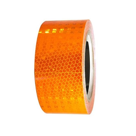 Hi Viz High Intensity Reflective Tape Orange 150mm x 15m Exterior Sign Decal 