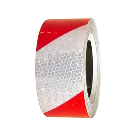 Superbright High Intensity Reflective Tape Red White 2" x 30