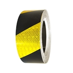 Superbright High Intensity Reflective Tape Yellow Black 2" x 30