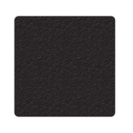Floor Marking Large Square Shape Black 6" x 6" 25ct