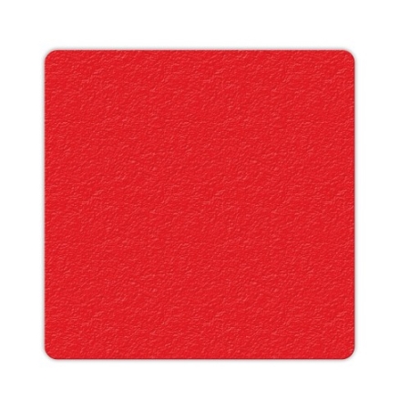 Floor Marking Large Square Shape Red 6" x 6" 25ct