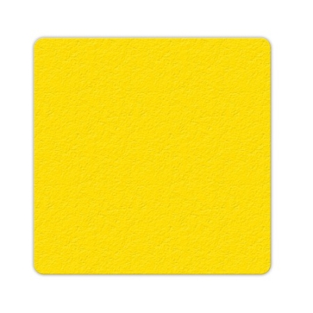 Floor Marking Large Square Shape Yellow 6" x 6" 25ct