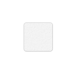 Floor Marking Small Square Shape White 3" x 3" 25ct