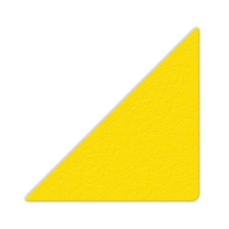 Floor Marking Large Triangle Shape, Yellow, 6" x 6", 25ct