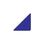 Floor Marking Small Triangle Shape Blue 3" x 3" 25ct