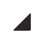 Floor Marking Small Triangle Shape Black 3