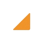 Floor Marking Small Triangle Shape Orange 3" x 3" 25ct