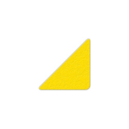 Floor Marking Small Triangle Shape Yellow 3" x 3" 25ct