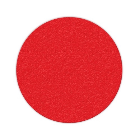 Floor Marking Large Circle Shape, Red, 6" dia, 25ct